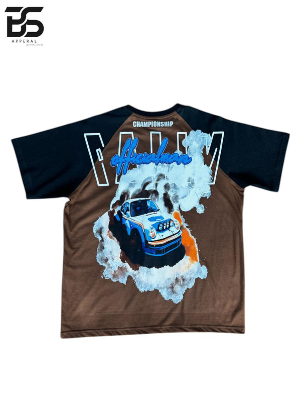 Raglan Championship Graphic T-Shirt – Front & Back Print